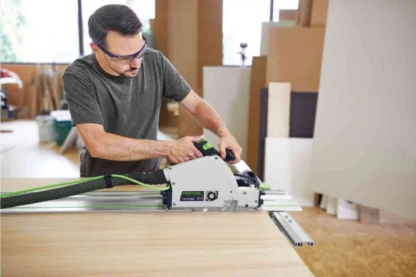 Festool TSV 60 KEBQ-Plus-FS Sega ad affondamento con incisore 1500 W con binario - 577743