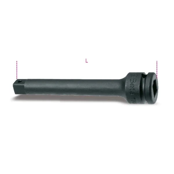 Beta 720/22 prolunga 250 mm per bussole macchina 1/2" 007200824 - dettaglio 2