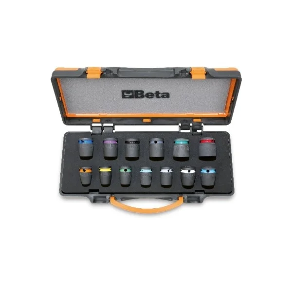 Beta 720mc/c13 set chiavi a bussola macchina colorate 1/2" esagonali 13 pz. 007202913 - dettaglio 1