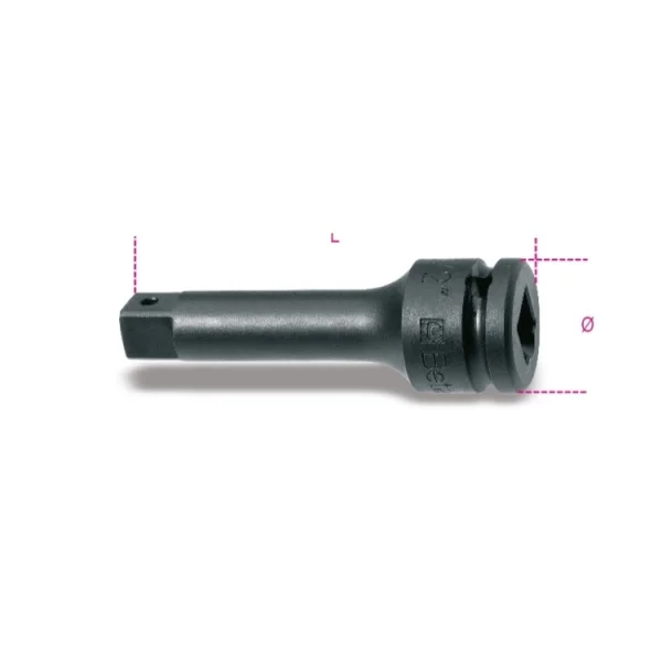 Beta 729/21l prolunga 250 mm per bussole macchina 1" 007290826 - dettaglio 2