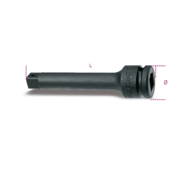 Beta 730/21 prolunga 250 mm per bussole macchina 1.1/2" 007300822 - dettaglio 2