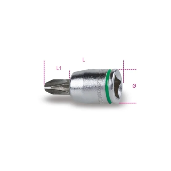 Beta 900mc/ph bussola giravite phillips 1/4" colorata cromata 009002701 - dettaglio 3