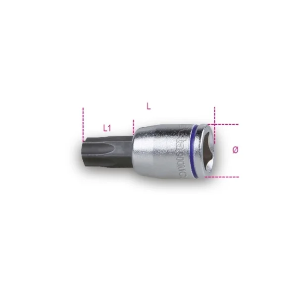 Beta 900mc/tx bussola giravite torx 1/4" colorata cromata 009002721 - dettaglio 3