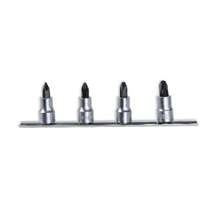 Beta 910ph/sb4 set bussole a giravite phillips 3/8" cromate 4 pz. 009100478 - dettaglio 1