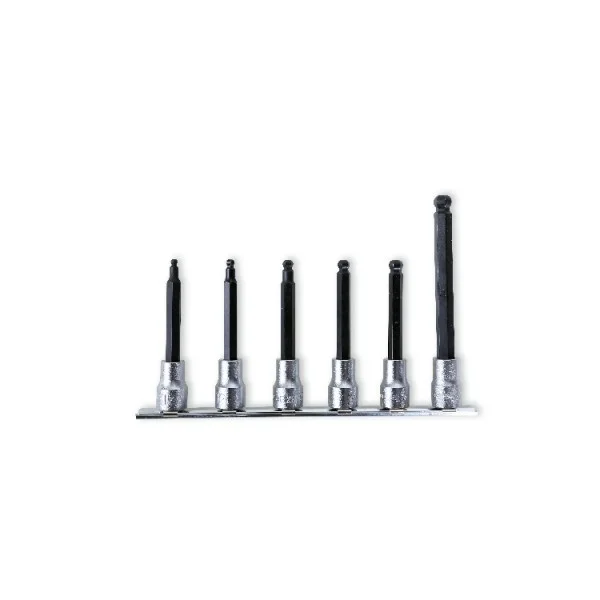 Beta 910bp/sb6l set di bussole 3/8" maschio esagonali con estremità sferica 6 pz. 009100596 - dettaglio 1