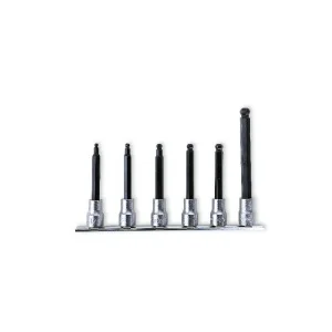 Beta 910bp/sb6l set di bussole 3/8" maschio esagonali con estremità sferica 6 pz. 009100596 - dettaglio 1