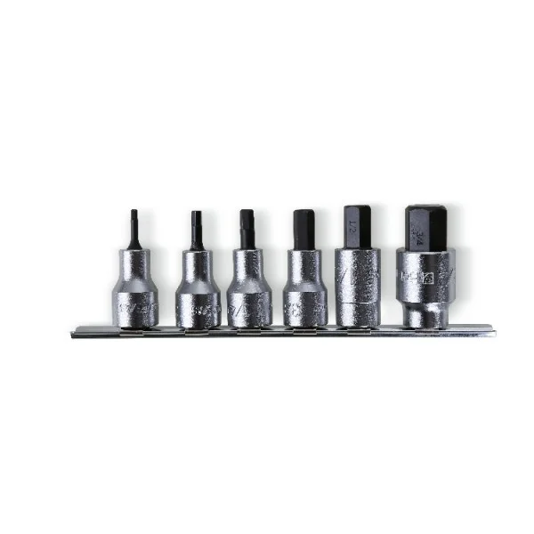 Beta 920pe-as/sb6 set di chiavi a bussola 1/2" esagonali maschio cromate 6 pz. 009200469 - dettaglio 1