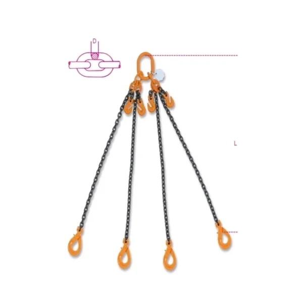 Robur 8098sl d8 pendente self-locking con accorciatore 4 bracci 4,25 t 080980241 - dettaglio 2