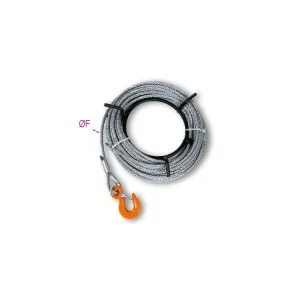 Robur 8148f fune a trefoli in acciaio con gancio alta resistenza 081480520 - dettaglio 1