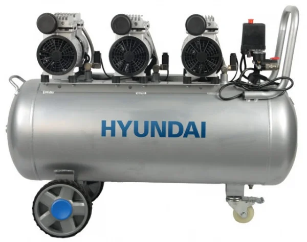 Hyundai 65704 Compressore 2200 W Oil Free silenziato 100 L - 65704
