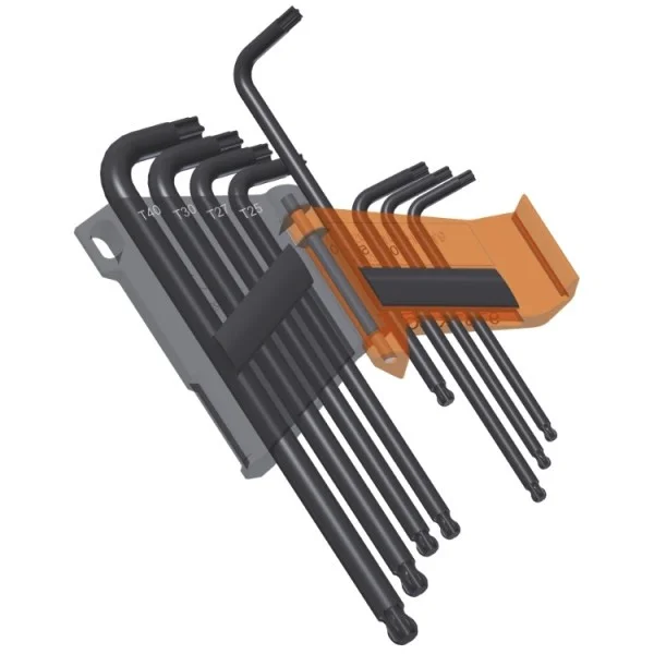 Beta 97btxl/sc8 assortimento chiavi torx con sfera in supporto 8 pz. 000970364 - dettaglio 2