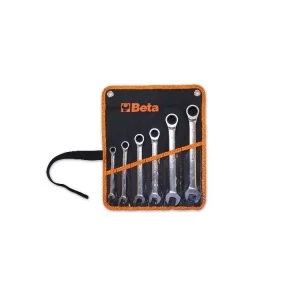 Beta 141/b6 assortimento chiavi combinate cricchetto in busta 6 pz. 001410066 - dettaglio 1