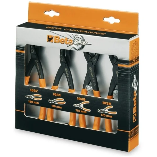 Beta 1031/s4 serie di pinze per anelli seeger 4 pz. 010310000 - dettaglio 2