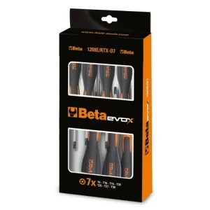 Beta 1208e/rtx-d7 serie cacciavite evox per viti tamper resistant torx 7 pz. 012081207 - dettaglio 1