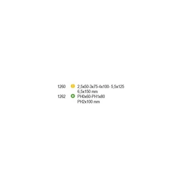 Beta 1263mc/d8 serie cacciavite multicolor intaglio e croce ph 8 pz. 012632008 - dettaglio 3