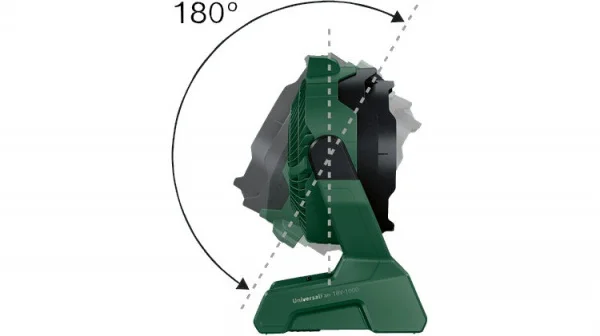 Bosch hobby universalfan 18v-1000 ventilatore regolabile 22,5 cm a batteria 18 v 06039e1001 - dettaglio 3