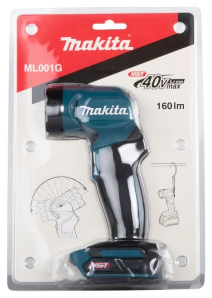 Makita ml001g torcia a led 160 lumen xgt 40 v senza batteria - dettaglio 4