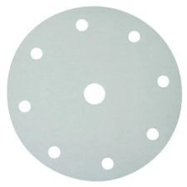 Disegno Disco abrasivo White 8+1 fori per levigatrice 150 mm - 50pz