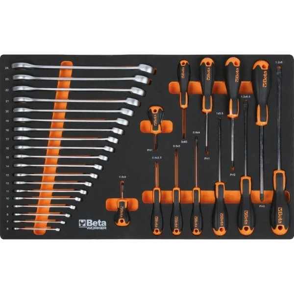 Beta bw m1 termoformato morbido con assortimento 31 pz. - dettaglio 1