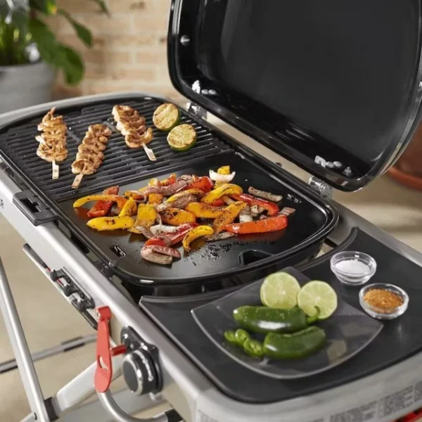 Weber 7034 piastra in ghisa per barbecue traveler - dettaglio 2