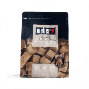 Weber 17612 cubetti accendi fuoco 100% naturali fsc 48 pz. - dettaglio 1