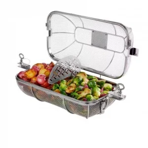 Weber 7686 cestello a maglia fine per girarrosto crafted - dettaglio 1