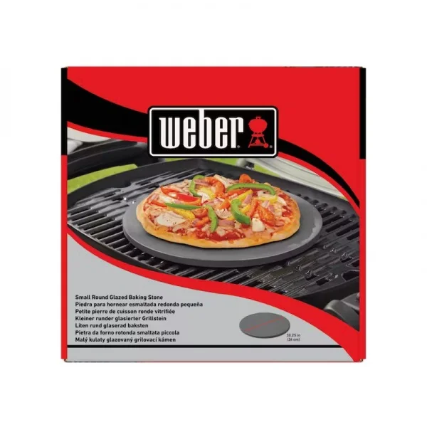 Weber 18413 pietra da forno rotonda smaltata 26 cm - dettaglio 2