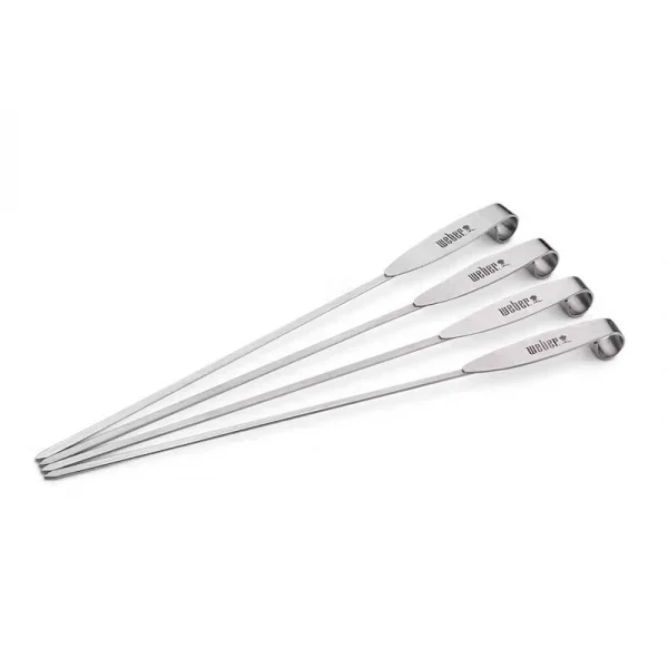Weber 7618 set di spiedini per barbecue serie elevations 4 pz. - dettaglio 1