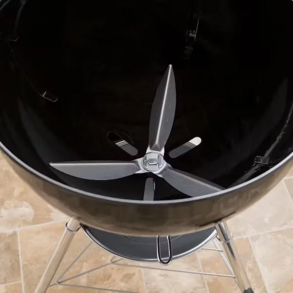 Weber 7444 kit sistema di pulizia per barbecue one-touch 57 cm - dettaglio 2