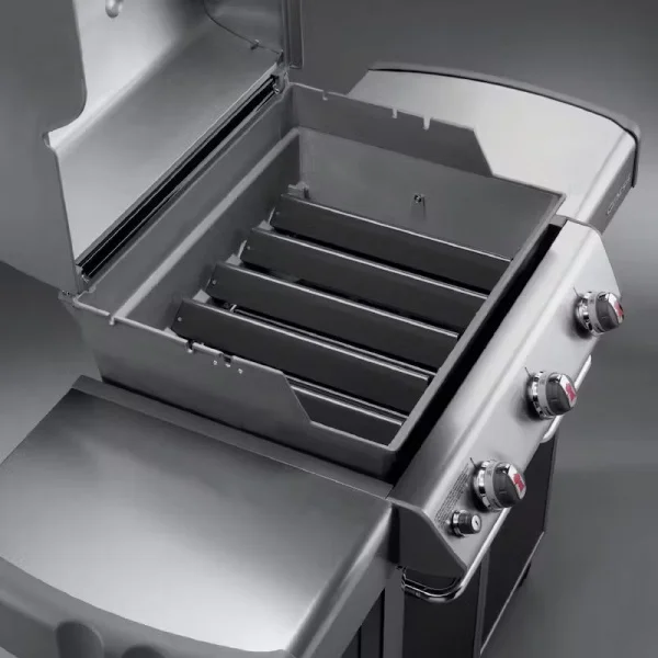 Weber 7621 barre flavorizer in acciaio smaltato per serie genesis 300 5 pz. - dettaglio 2