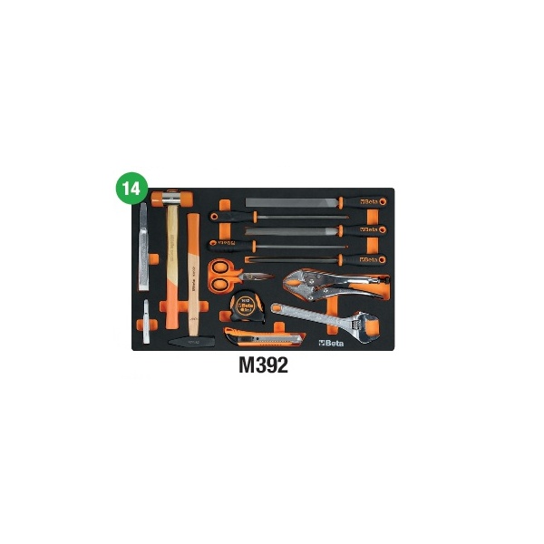 Beta 2400 RSC24/7-VI Cassettiera mobile con assortimento di utensili per industria 185 Pz. - 024004027