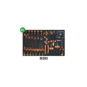 Beta M393 Termoformato morbido con assortimento per industria 81 Pz. - M393