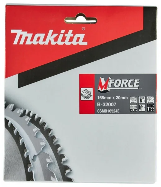 Makita b-32007 lama per legno M-Force 165x20 mm - dettaglio 2