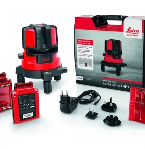 Leica lino l4p1 livella laser a 4 linee rosse 15 m con punto a piombo 834838 - dettaglio 1