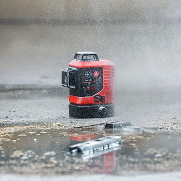 Leica livella laser 3x360° a linee rosse autolivellante 918976 - dettaglio 5