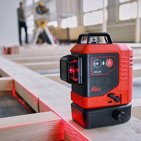 Leica livella laser 3x360° a linee rosse autolivellante 918976 - dettaglio 8