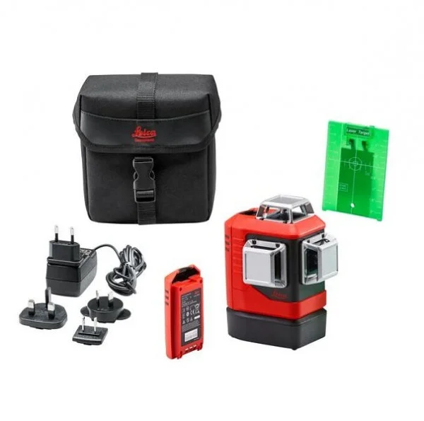 Leica livella laser 3x360° a linee verdi autolivellante 918977 - dettaglio 1