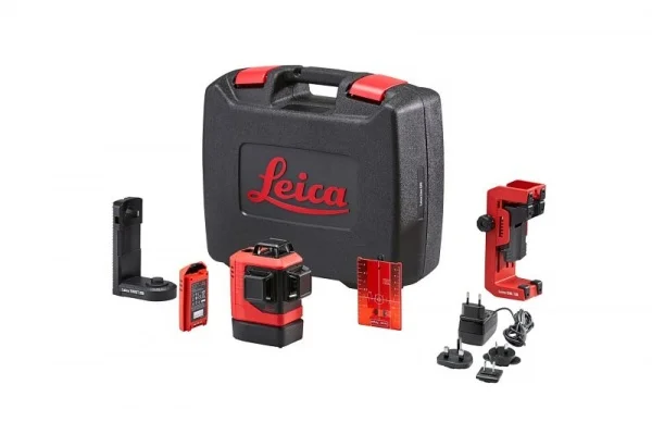 Leica livella laser 3x360° a linee rosse autolivellante 912969 - dettaglio 1