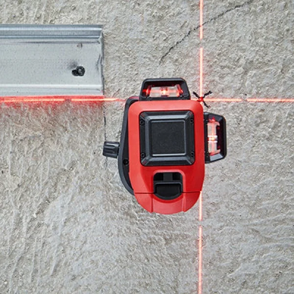 Leica livella laser 3x360° a linee rosse autolivellante 912969 - dettaglio 4