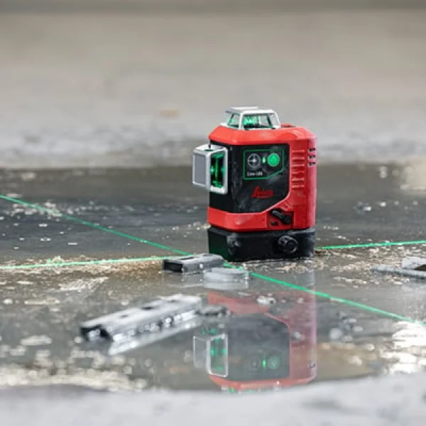 Leica livella laser 3x360° a linee verdi autolivellante 912971 - dettaglio 3