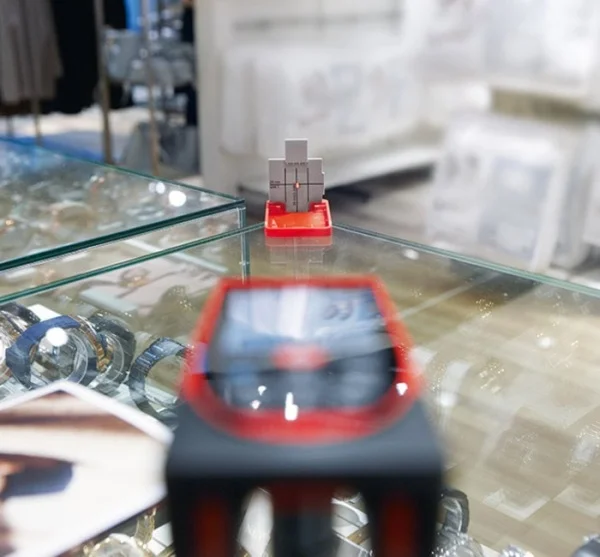 Leica gzm 3 piastra segnale per misurazione di spigoli 820943 - dettaglio 3