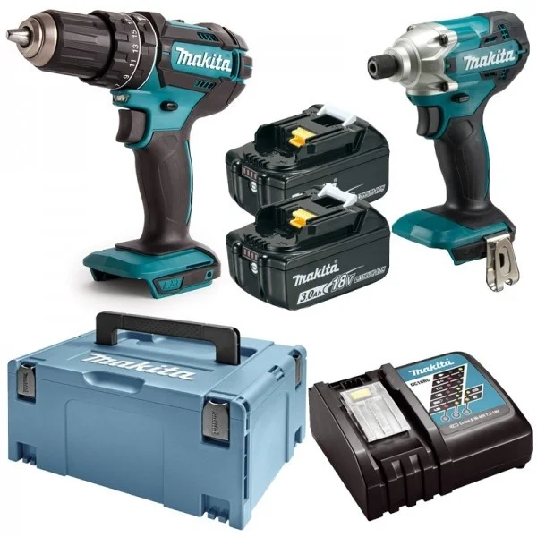 Makita DJX2382J Set di avvitatori con seghetto 18 V con batterie - DJX2382J