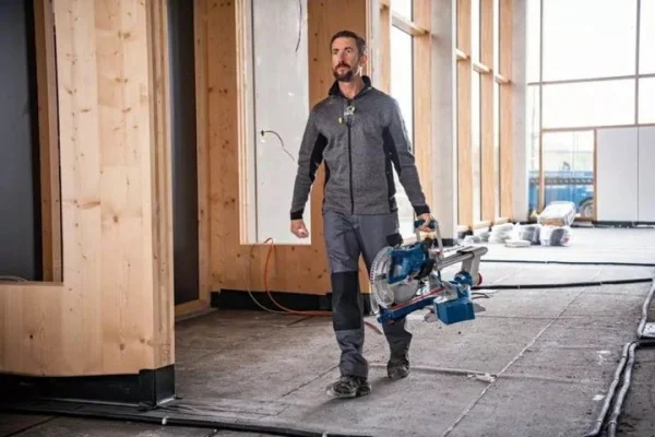 Bosch gcm 18v-254 d troncatrice radiale 254 mm biturbo brushless 18 v senza batterie 0601b51100 - dettaglio 6