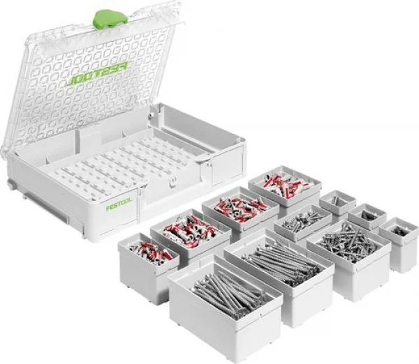 Festool sys3 org m 89 sd systainer organizer con viti e tasselli 682 pz. 577353 - dettaglio 1