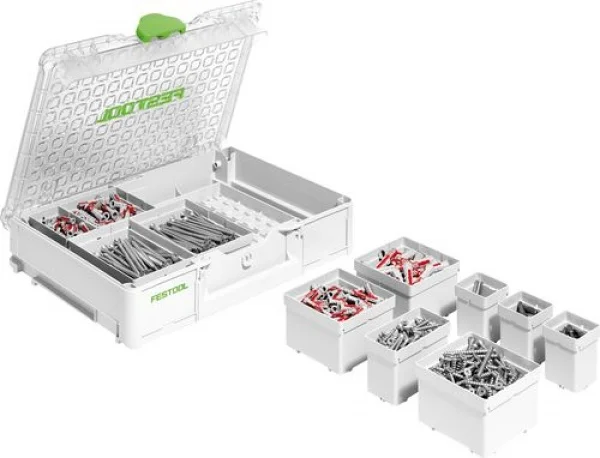 Festool sys3 org m 89 sd systainer organizer con viti e tasselli 682 pz. 577353 - dettaglio 2