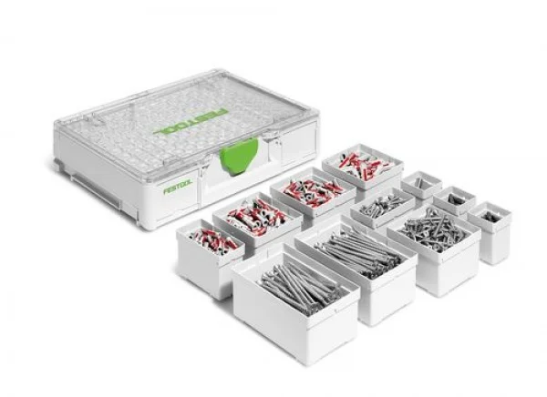 Festool sys3 org m 89 sd systainer organizer con viti e tasselli 682 pz. 577353 - dettaglio 3