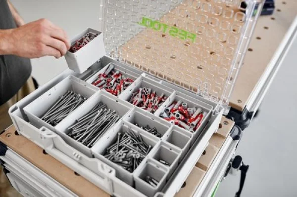 Festool sys3 org m 89 sd systainer organizer con viti e tasselli 682 pz. 577353 - dettaglio 6