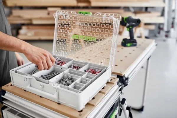 Festool sys3 org m 89 sd systainer organizer con viti e tasselli 682 pz. 577353 - dettaglio 7