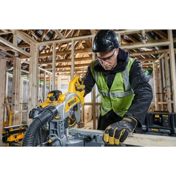 Dewalt dcs777t2-qw troncatrice radiale brushless 54 v flexvolt con due batterie - dettaglio 4