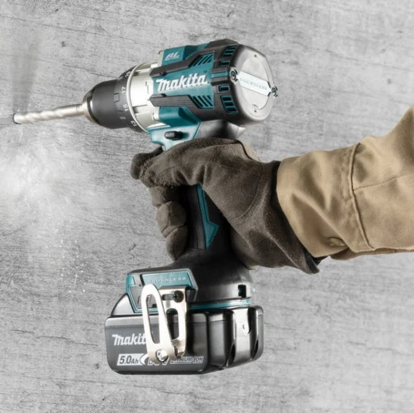 Makita dhp489rtj trapano a percussione lxt brushless 18 v con due batterie - dettaglio 9